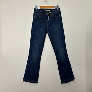 Madewell cali demi boot jeans 26